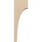 Ekena Millwork 3"W x 6"D x 18"H Thin Huntington Rough Cedar Woodgrain TimberThane Corbel, Primed Tan CORUR03X06X18HUNRCPR - alternate 5